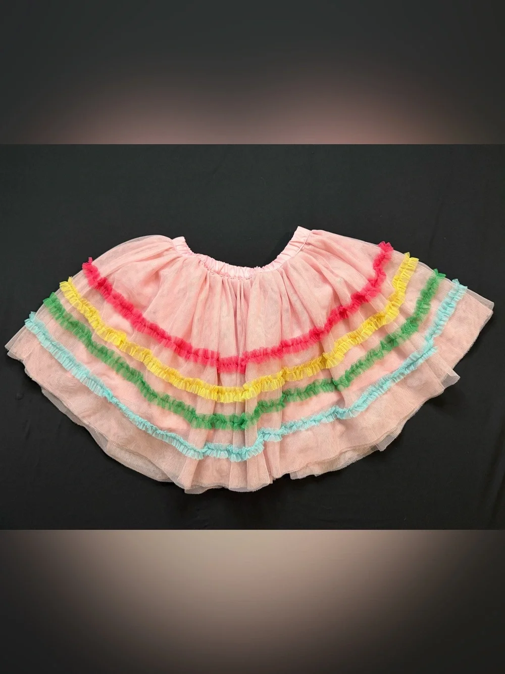Gymboree - Pink with Striped Colors Skirt/Tutu